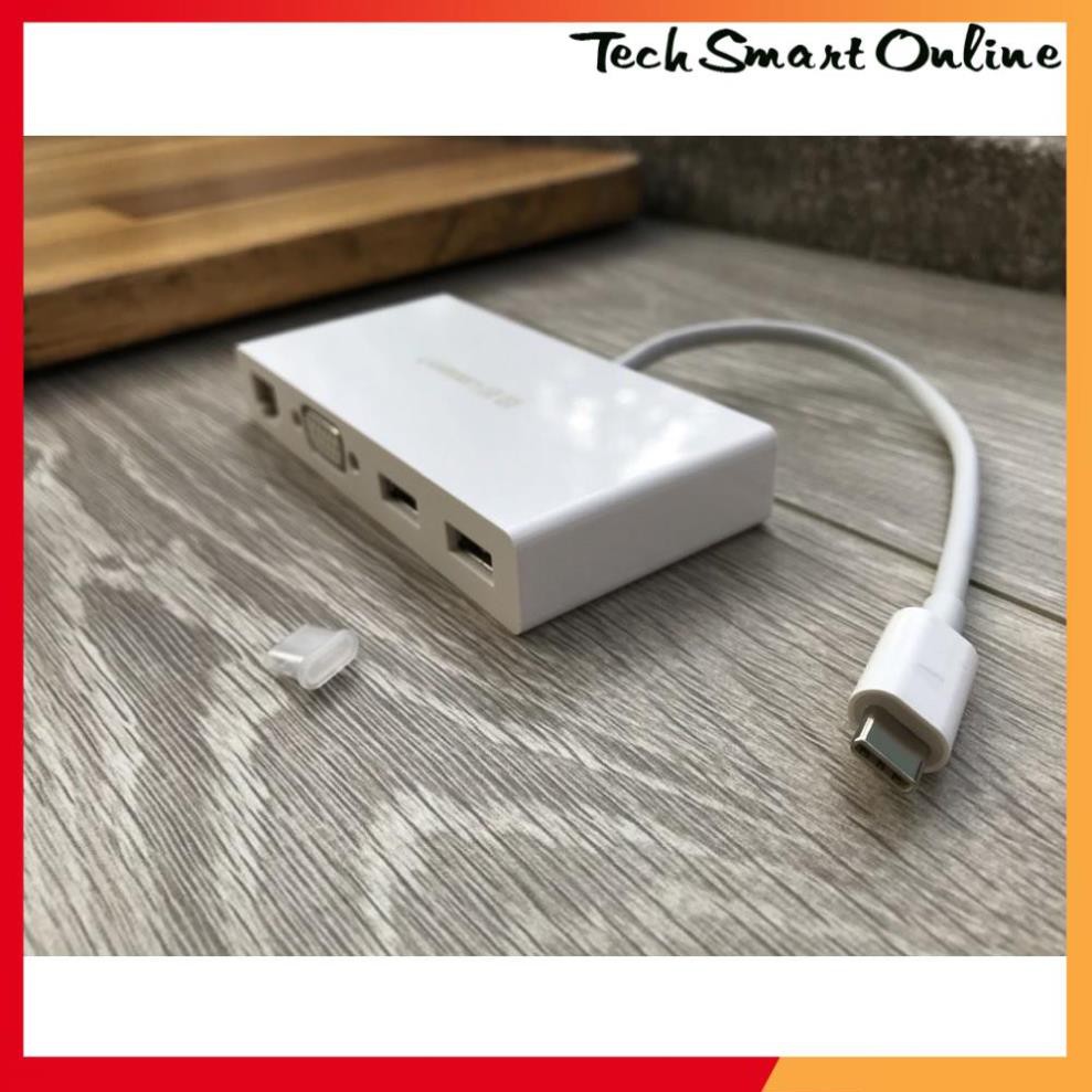 ⚡ Cáp Chuyển USB-C ra VGA + LAN RJ45 + USB 3.0 UGREEN 40378 Cao Cấp