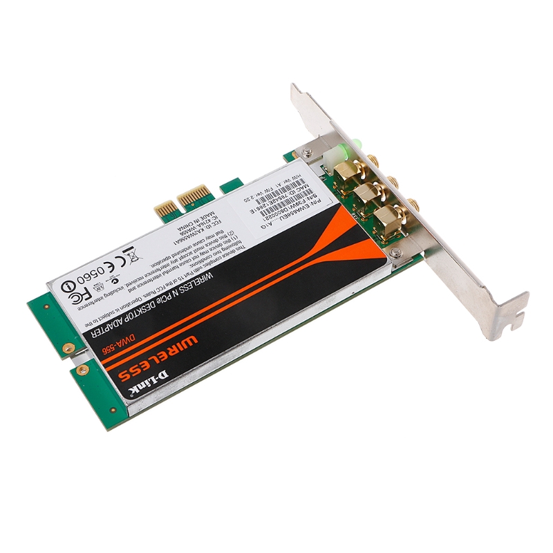 DWA-556 Wireless Xtreme N PCI-E Desktop Adapter WiFi Card Low Profile