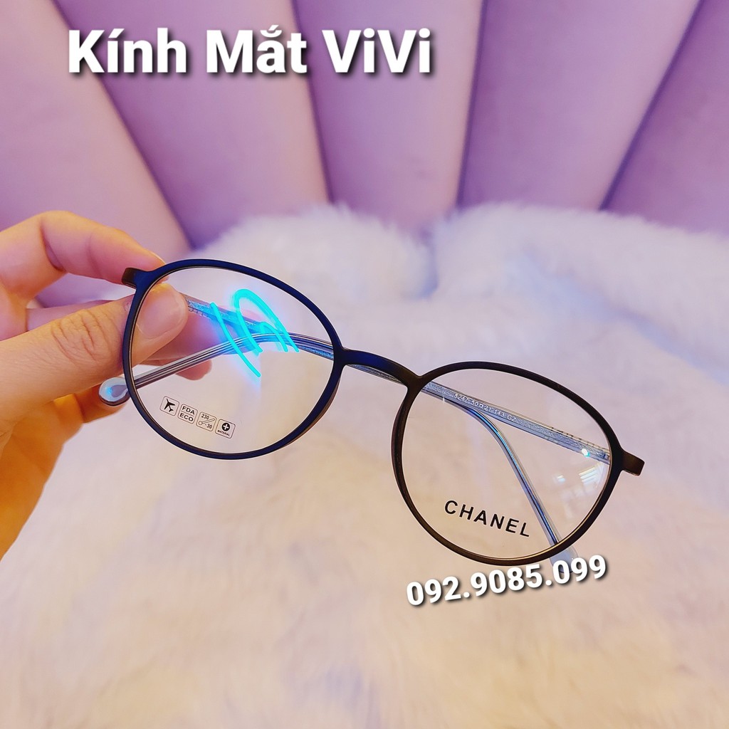 Gọng kính cận dáng tròn - gọng cốt kim loại - kính thời trang 0 độ | BigBuy360 - bigbuy360.vn
