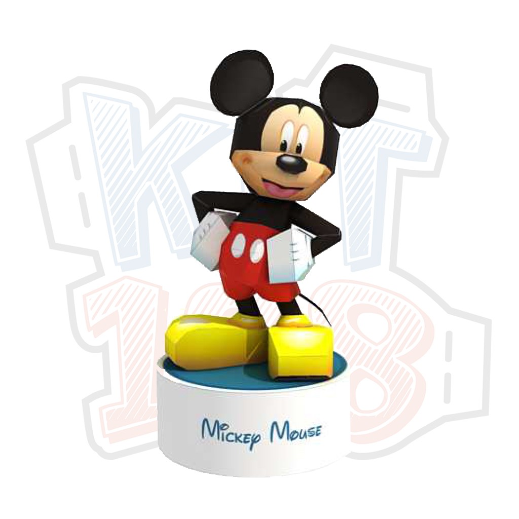 Mô hình giấy Cartoon chuột Mickey Mouse Disney