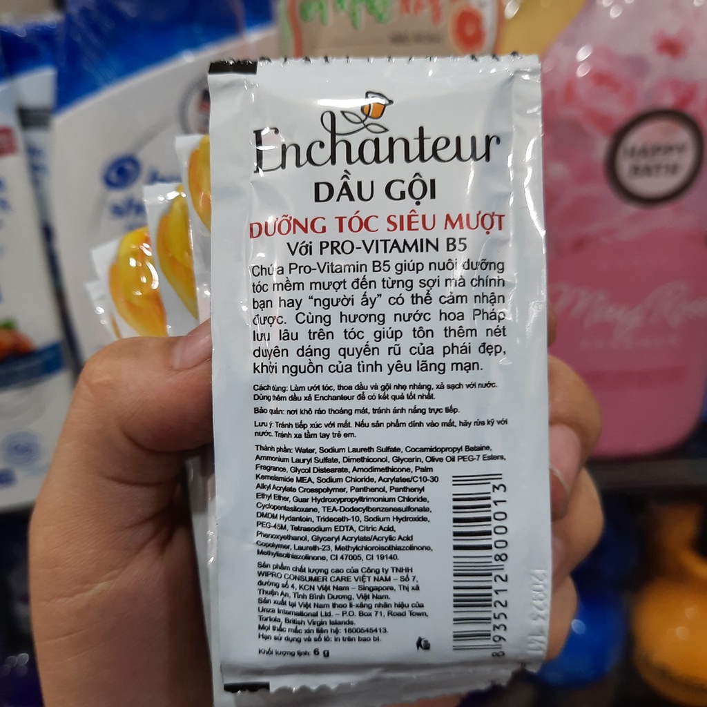 Dây 10 gói Dầu gội Enchanteur Charming dưỡng tóc siêu mượt
