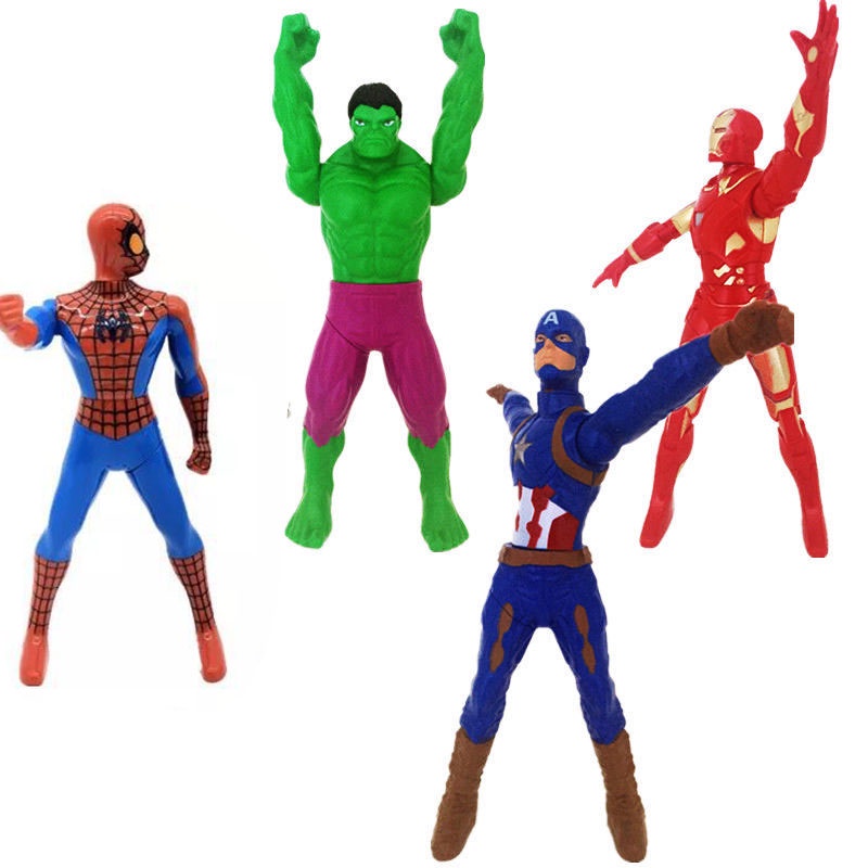 Marvel Mô Hình Nhân Vật Người Nhện / Người Sắt / Người Sắt Có Khớp Xoay Được