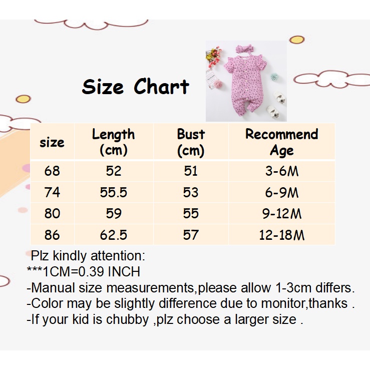 Bộ đồ MIKRDOO gồm áo liền quần in hoa xinh xắn và băng đô dành cho trẻ em 0-18 tháng tuổi