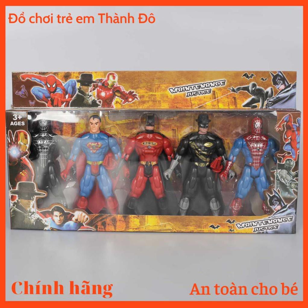 [Freeship 10k] Đồ chơi bộ mô hình 5 siêu anh hùng bảo vệ trái đất