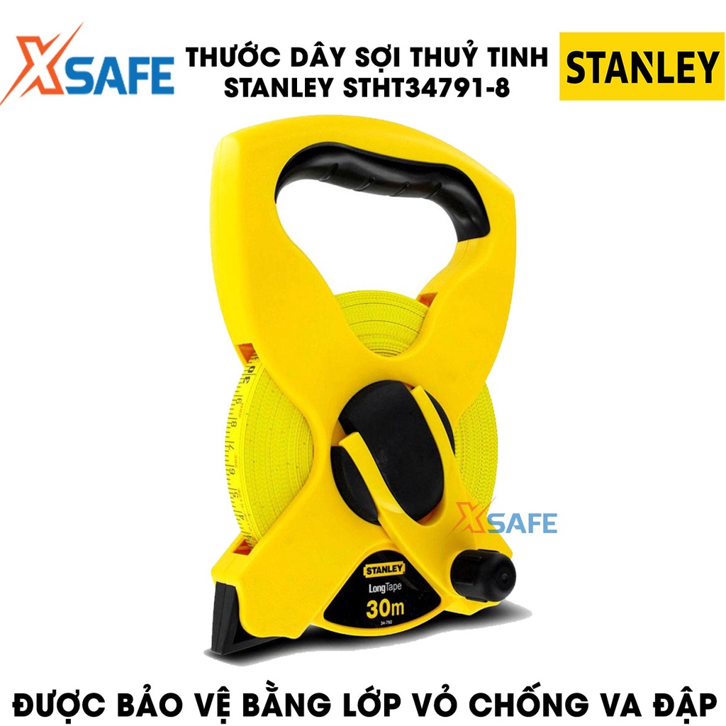 Thước dây sợi thủy tinh STANLEY lưỡi sợi thuỷ tinh mềm dẻo Thước sợi thuỷ tinh Stanley thiết kế nhỏ gọn linh hoạt