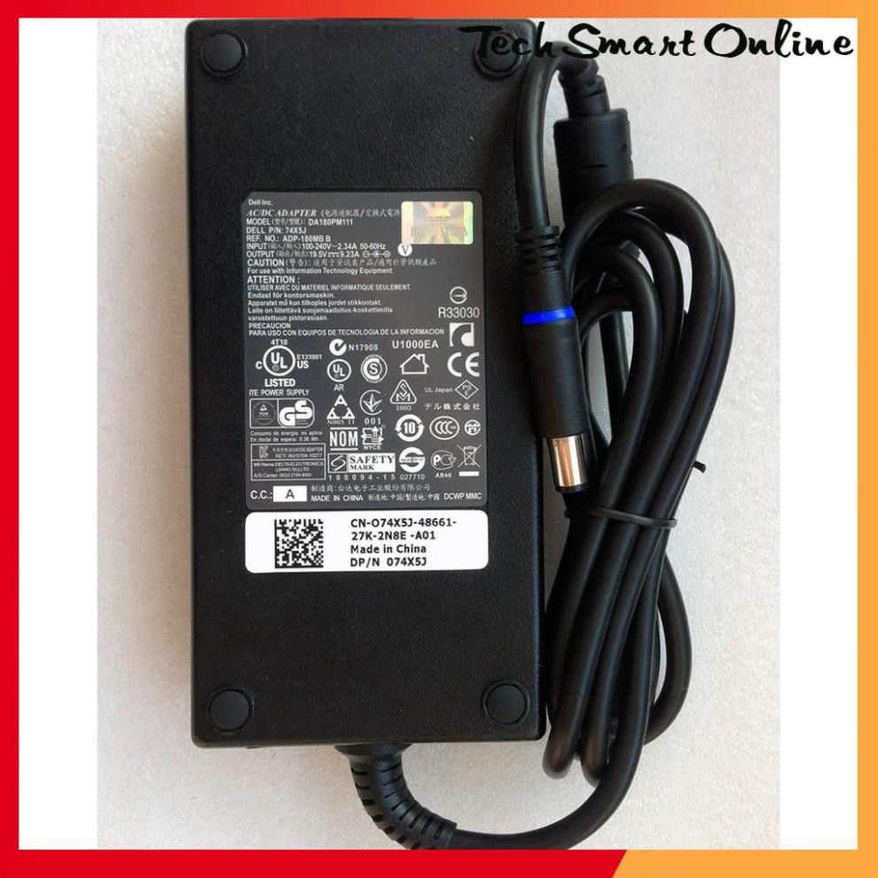 ⚡ Adapter Sạc zin Laptop Dell 180W 19.5V – 9.23A Slim, dùng cho Dell Precision Workstation M4600, M4700, M4800