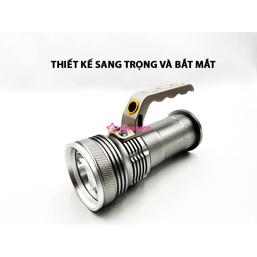 [3405] Đèn PIN Siêu Sáng Vỏ Nhôm Chips LED CREE T6, Đèn PIN Sạc Cầm Tay, Cắm Trại, Đi Phượt