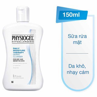 Sữa rửa mặt dành cho da khô, da nhạy cảm Physiogel Daily Moisture Cleanser 150ml