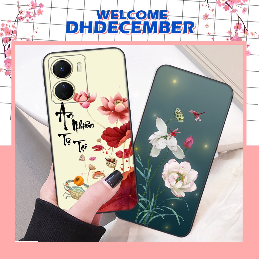 Ốp lưng Vivo Y16 2022 - BẢO VỆ CAMERA in hình thư pháp tâm an vạn sự an ,mã đáo thành công SIÊU CHẤT
