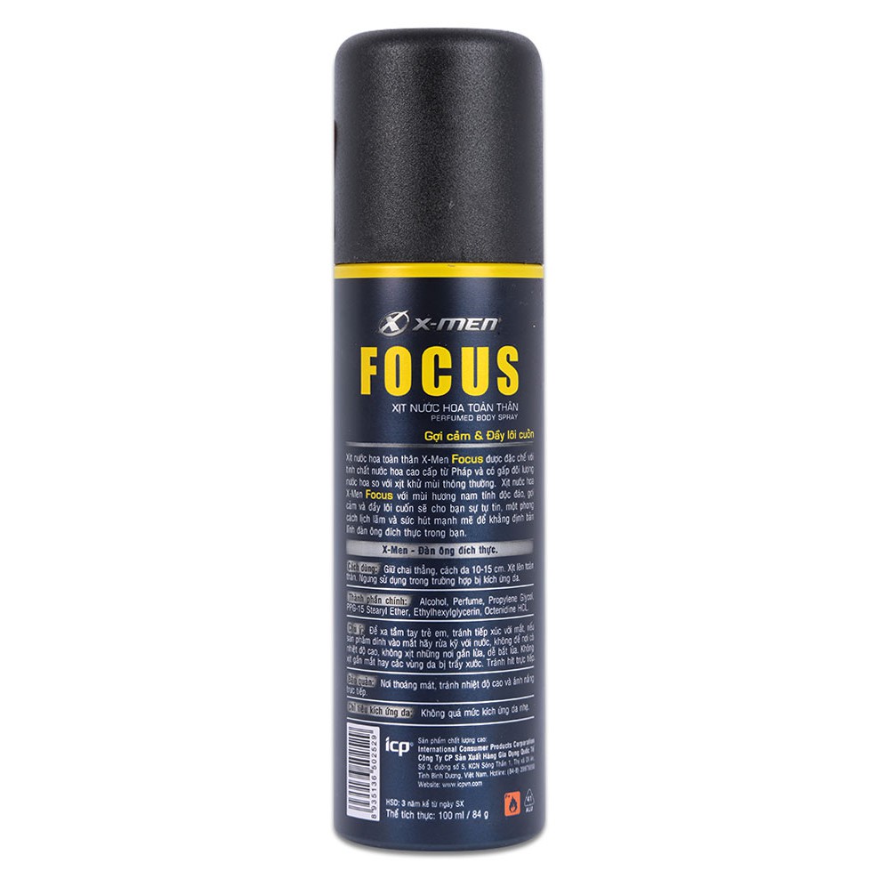 Xịt Nước Hoa Toàn Thân X-men Nồng Nàng, Cá Tính , Mạnh Mẽ Giữ Mùi Lâu 100ml | BigBuy360 - bigbuy360.vn