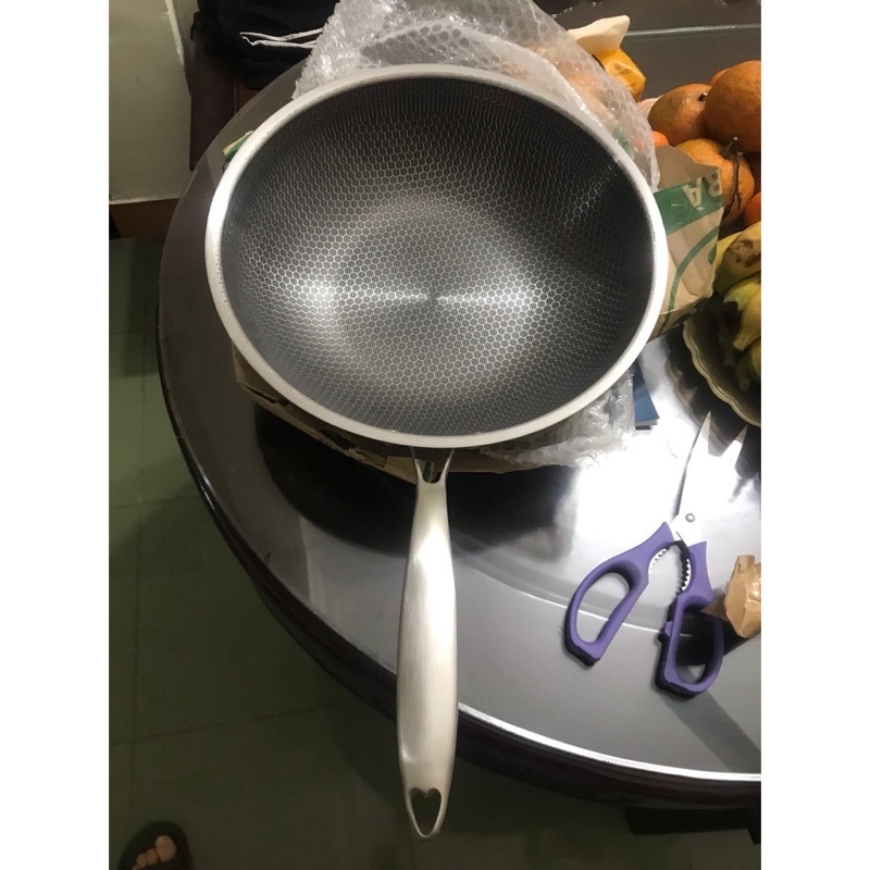 Chảo sâu lòng vân tổ ong [phi 32 cm]