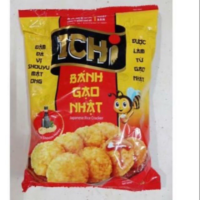 Bánh Gạo Nhật ICHI Vị Mật Ong Kameda Gói 100g