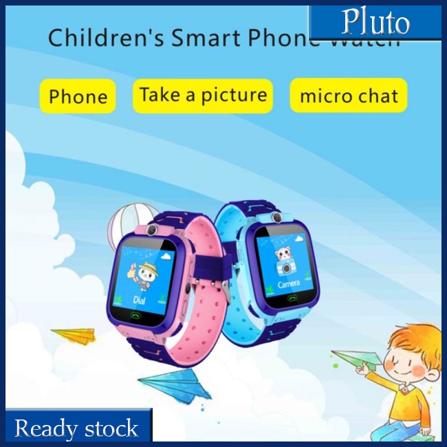 Mới Đồng Hồ Thông Minh Q12b Chống Thấm Nước Định Vị Cuộc Gọi Điều Khiển Từ Xa Cho Bé Trai Gái