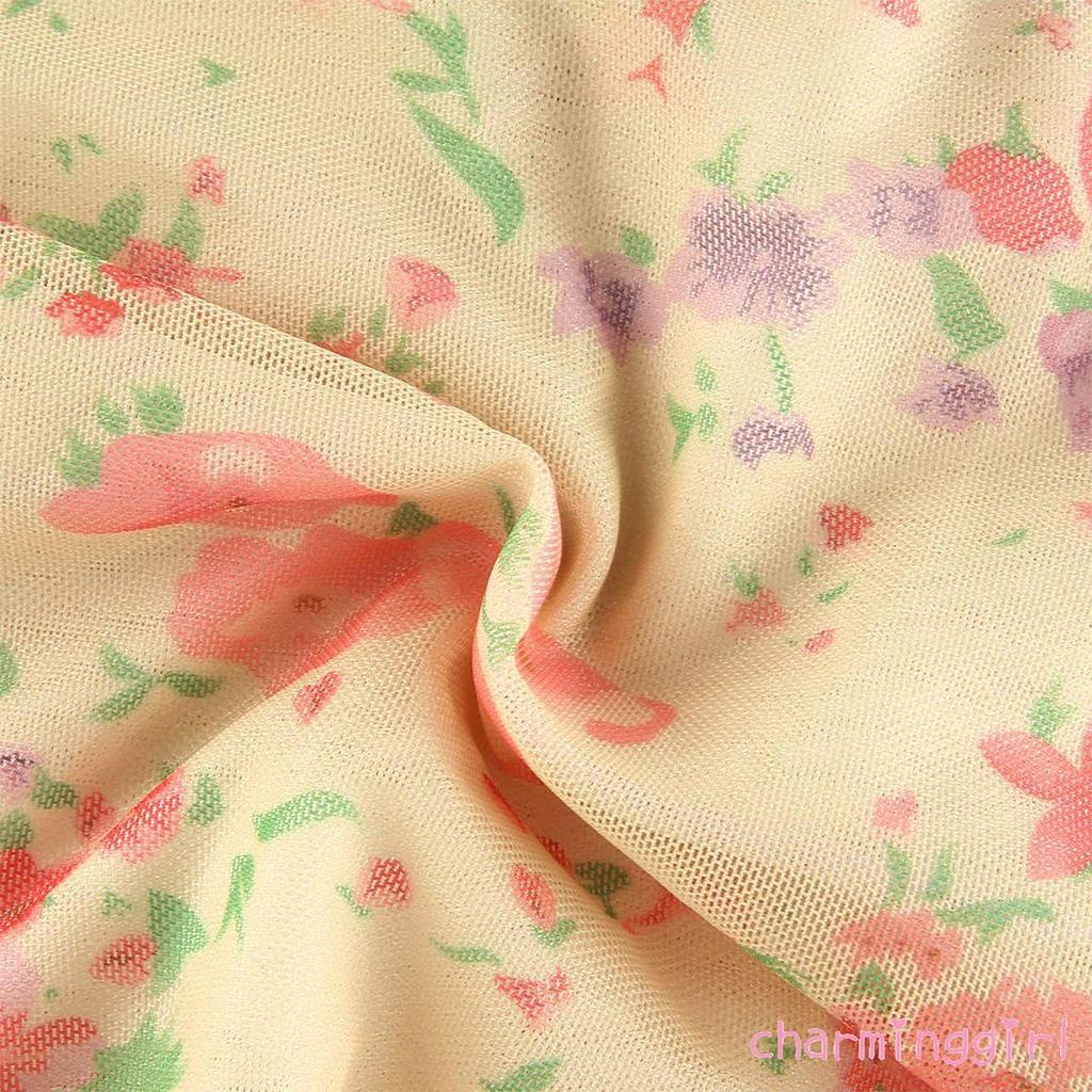 Áo Hai Dây Cổ Tim In Họa Tiết Hoa Quyến Rũ Dành Cho Nữ