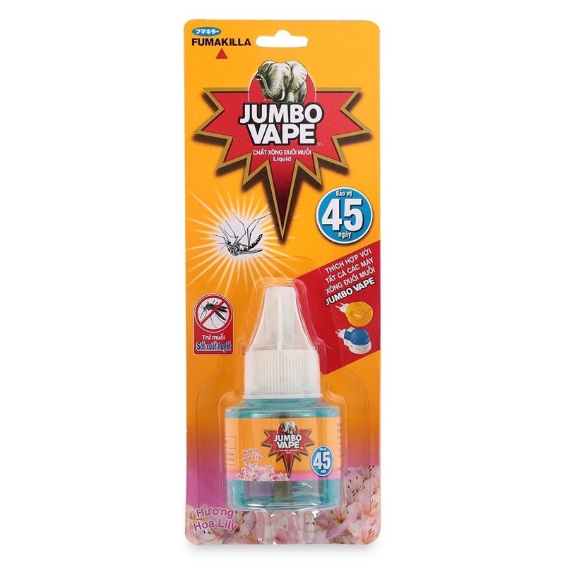 Máy xông đuổi muỗi và lọ tinh dầu Jumbo Vape