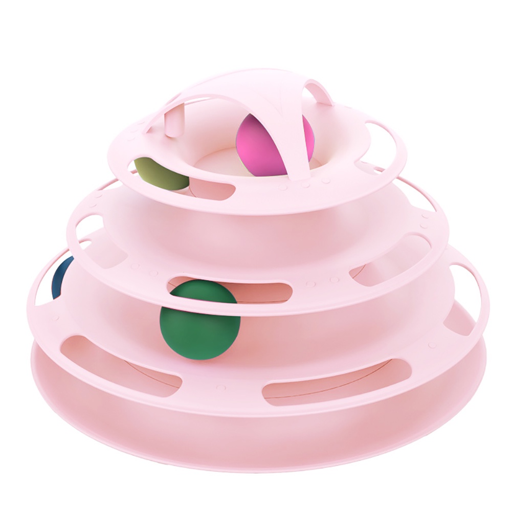 Đồ Chơi Tháp Bốn Tầng Thông Minh Dành Cho Mèo