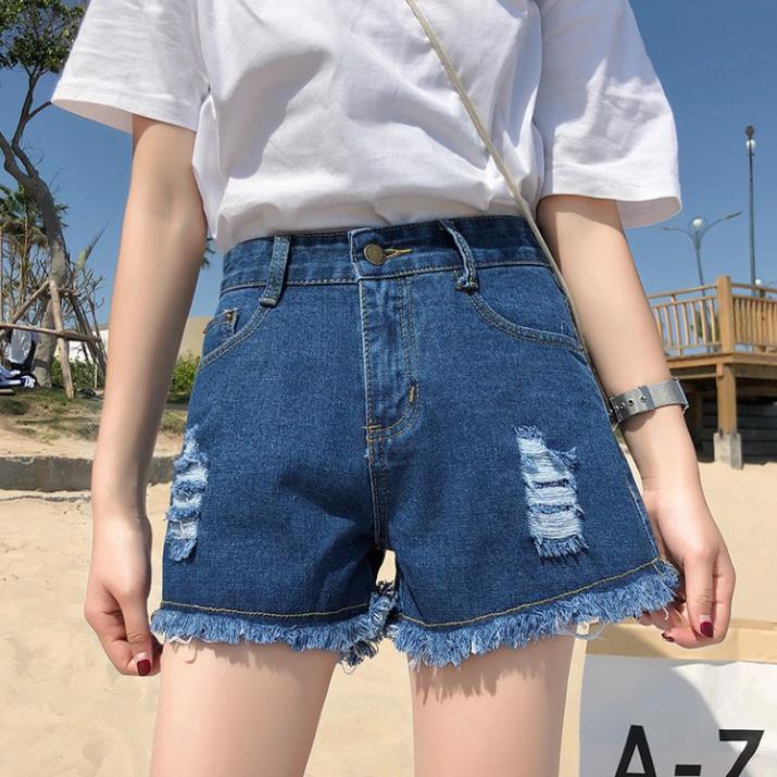 [SẴN] Quần short nữ, shorts jean lưng cao Ulzzang Quảng Châu QNJ35