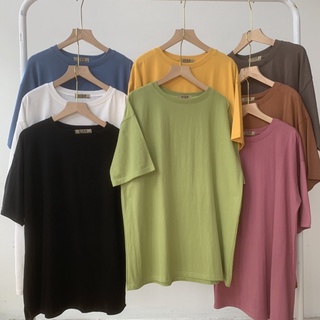 Áo thun trơn freesize vải thô cotton 3158