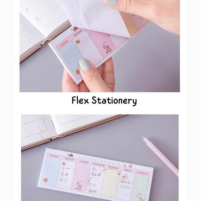 TẬP GIẤY NOTE 40 TỜ GHI CHÚ KẾ HOẠCH TUẦN, WEEKLY PLANNER, GIẤY GHI CHÚ TIỆN DỤNG