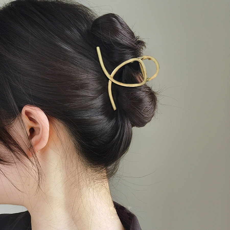 Kẹp Tóc Nơ Kim Loại Thời Trang Hàn Quốc