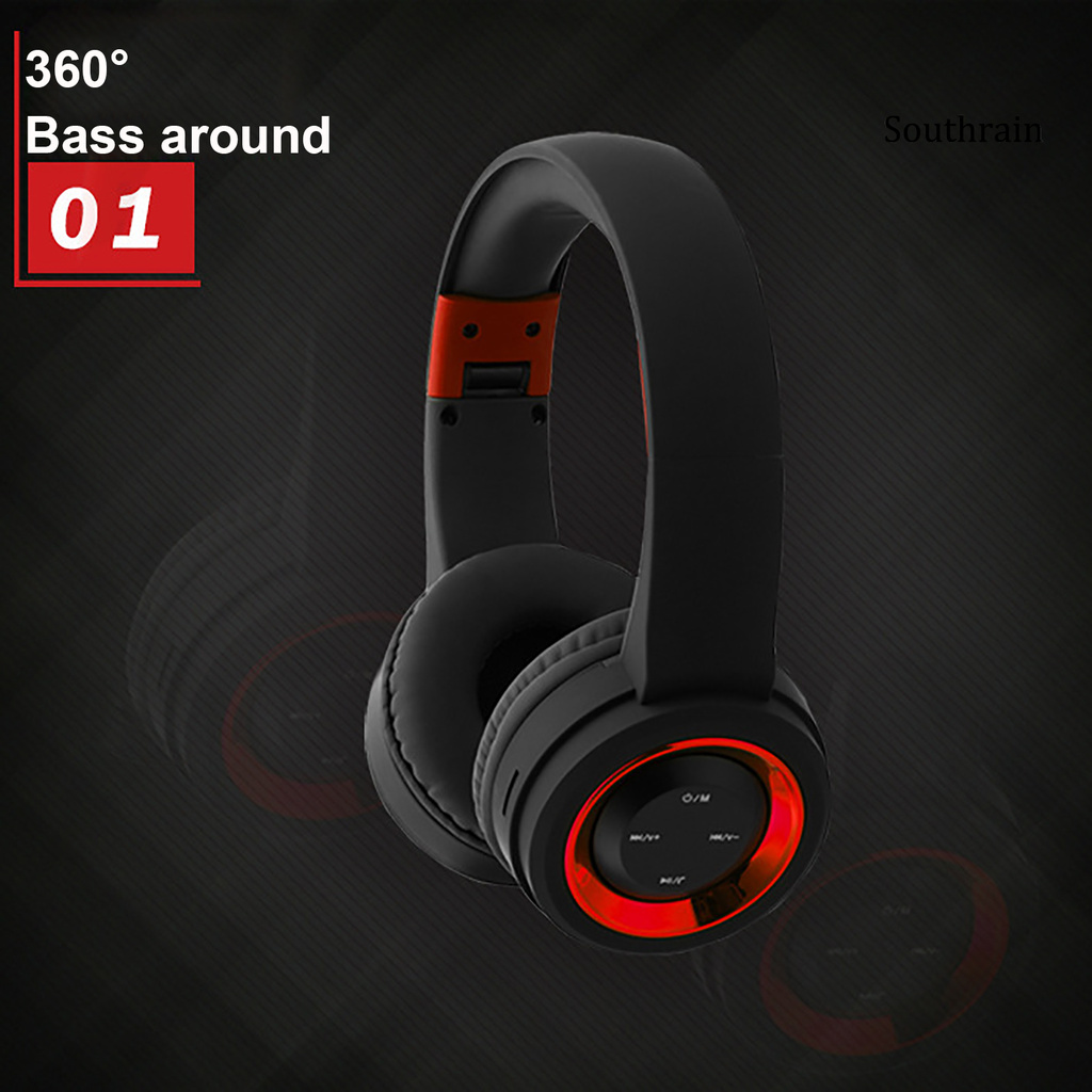 Southrain TR905 Breathable Foldable Wireless Rechargeable Headphone Bass Headset with Mic