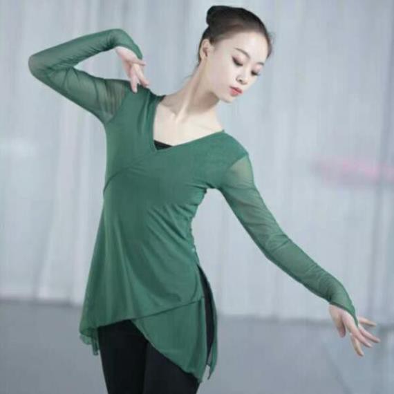 Áo lưới múa cổ trang xỏ ngón A50 Trạng Phục Đồ múa Tịnh Nhi | BigBuy360 - bigbuy360.vn