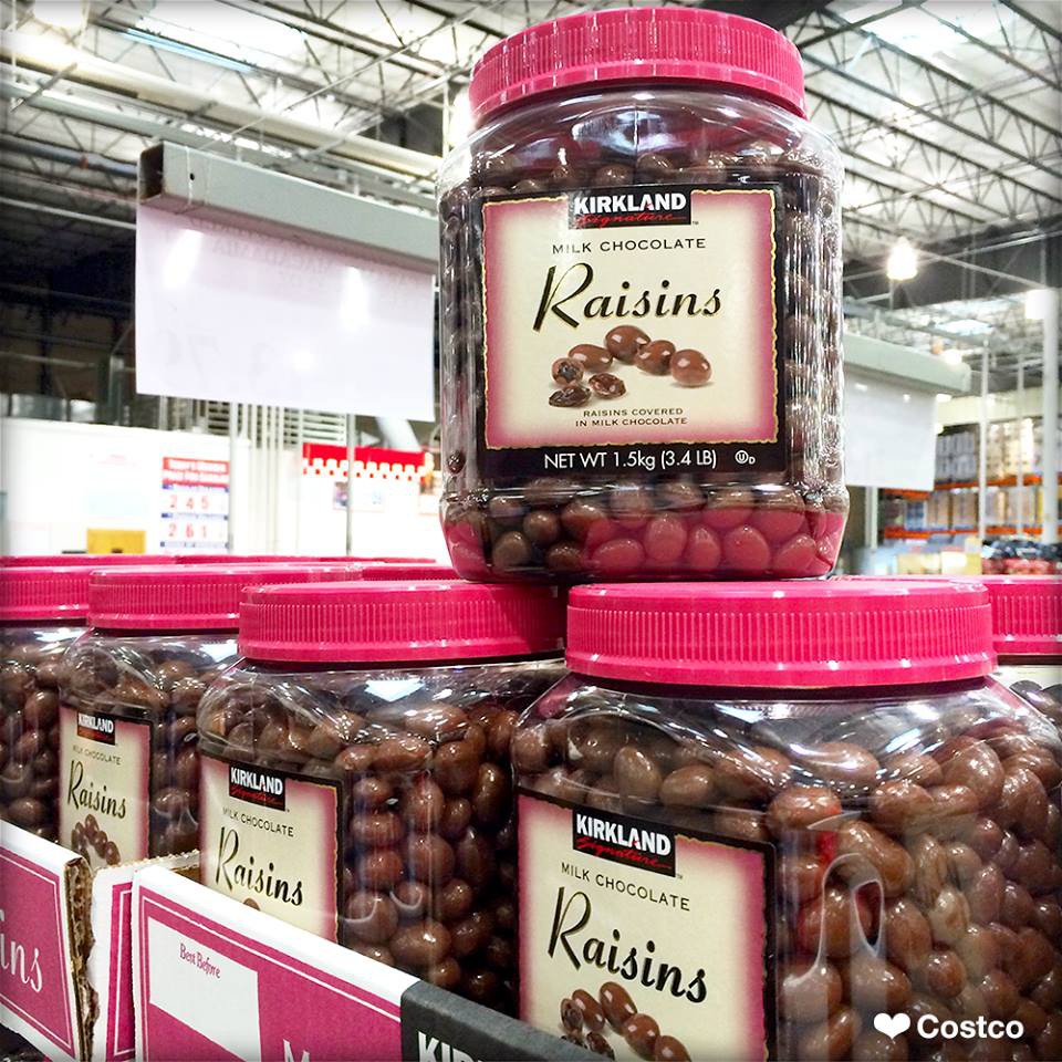 Chocolate nhân nho Kirkland Raisins 1.5kg