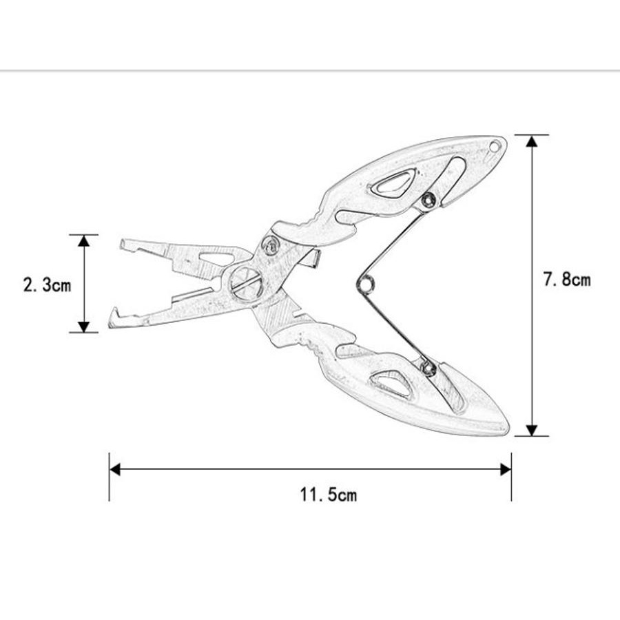 Kìm đa năng F - 316A Cao Cấp- Kìm Gỡ Lưỡi Câu, Kìm Kẹp Cá, Kìm Cắt Chì Cao Cấp, Dụng Cụ Hỗ Trợ Câu Cá