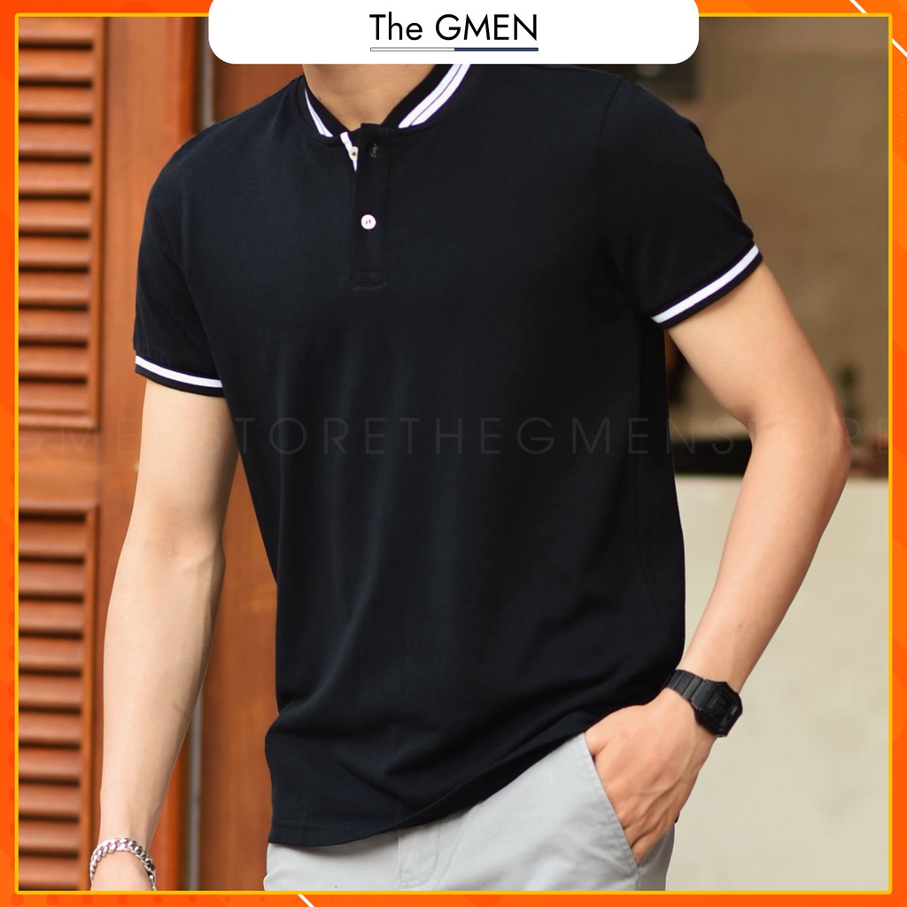 Áo Polo nam The GMEN Jules Polo Shirt chất liệu cotton đẹp có cổ hàng nút cao cấp