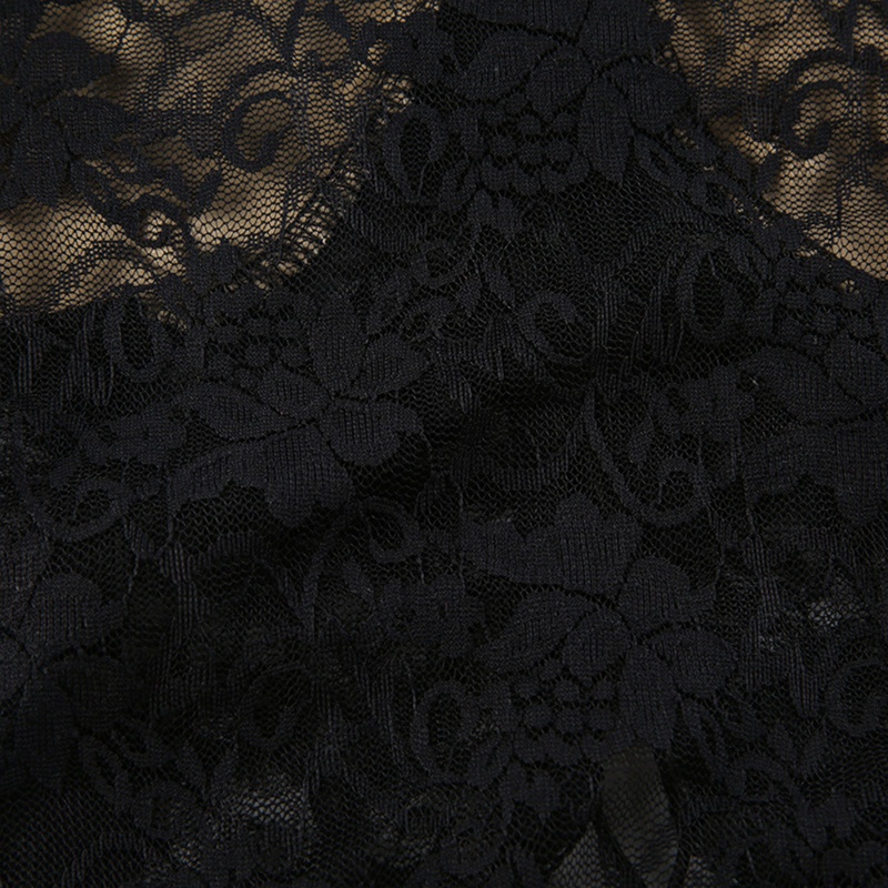 Áo Croptop Không Tay Phối Ren Xuyên Thấu Gợi Cảm Dành Cho Nữ