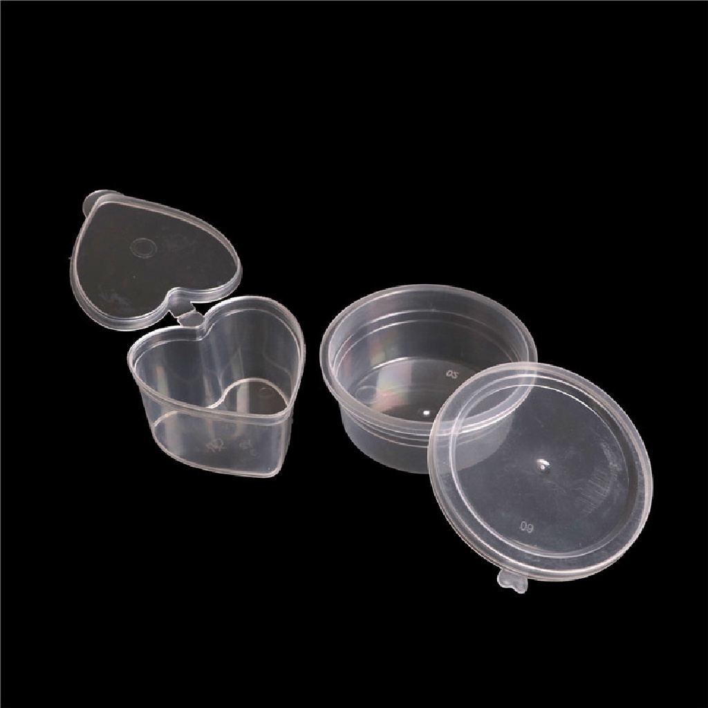 Set 10 Hộp Nhựa Trong Suốt Đựng Đồ Chơi Chất Dẻo Tiện Dụng