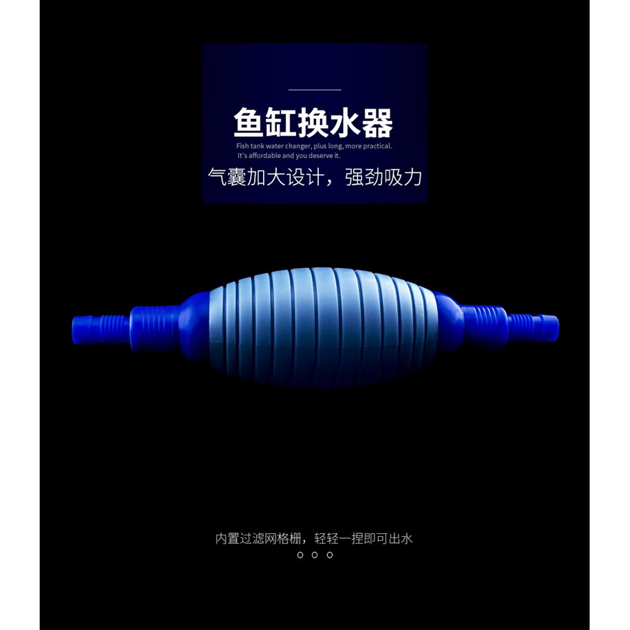 Xi phông thay nước bể cá bơm hút nước chuyển động vệ sinh dụng cụ cầm tay vệ sinh đáy cát hút phân cá phụ kiện