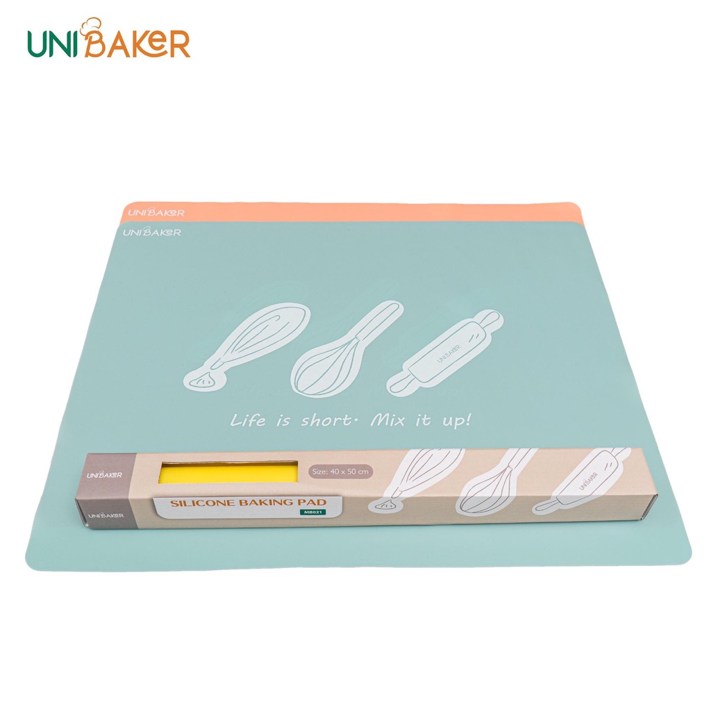 Tấm nhào bột silicone mat chống dính Unibaker (40x50cm)