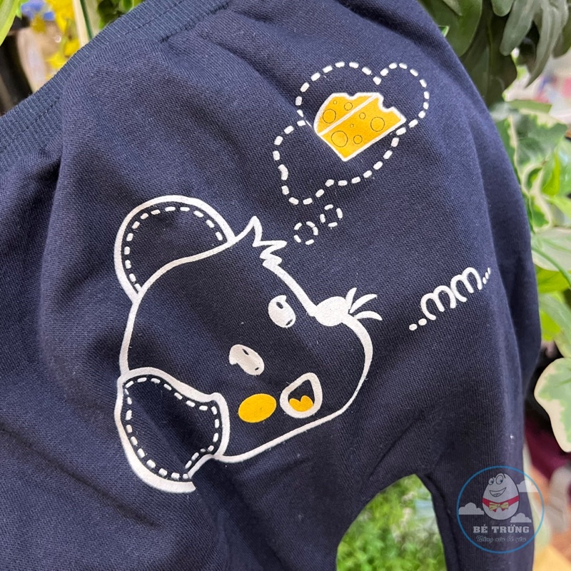 DMQ448 Quần dài mông thú Dokma vải cotton da cá mỏng và nỉ bông dày (6-24M)