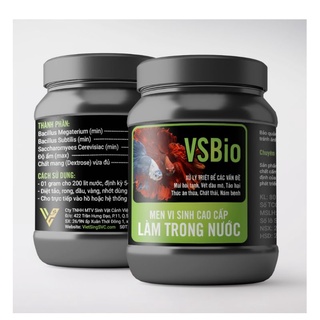 Vi sinh bột Vsbio làm trong nước hồ cá, hồ thủy sinh