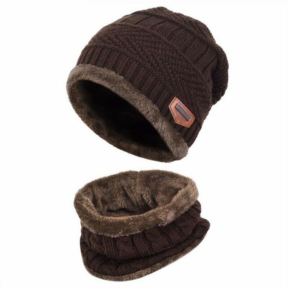 Mũ beanie Kèm Khăn Choàng Mềm Giữ Ấm MIHAN1 Cho Bé