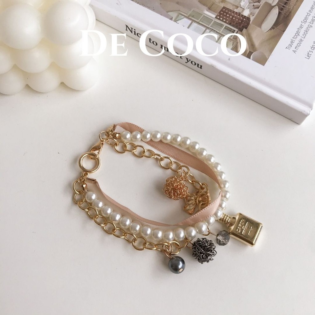 Vòng tay lắc tay layer charm Hannah decoco.accessories