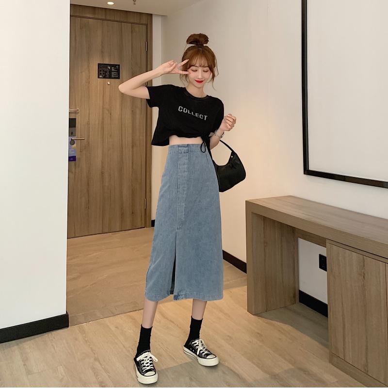 [Mã FADIRECT20 giảm 20K đơn 150K] [SẴN] Váy jean dài Ulzzang Quảng Châu VJD6 | BigBuy360 - bigbuy360.vn