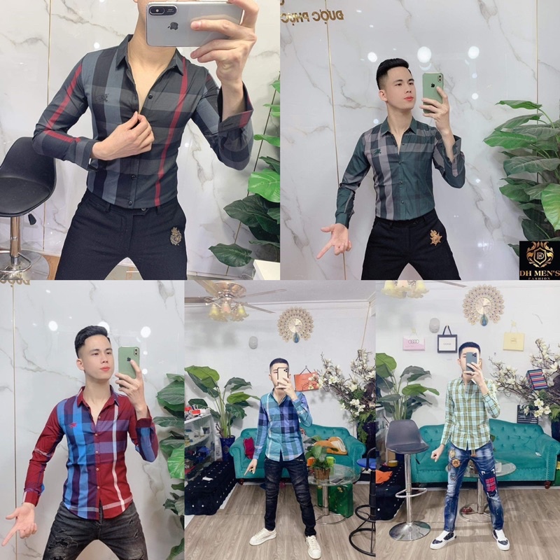 Áo sơ mi kẻ sọc BBR phong cáchTHỜI TRANG , áo sơ mi nam cao cấp phong cách nam tính