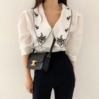 Sơ mi cổ sen / sơ mi bánh bèo