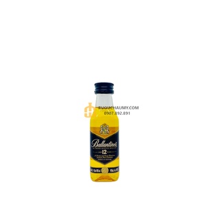 Chai whis ky ba lan tin 50ml