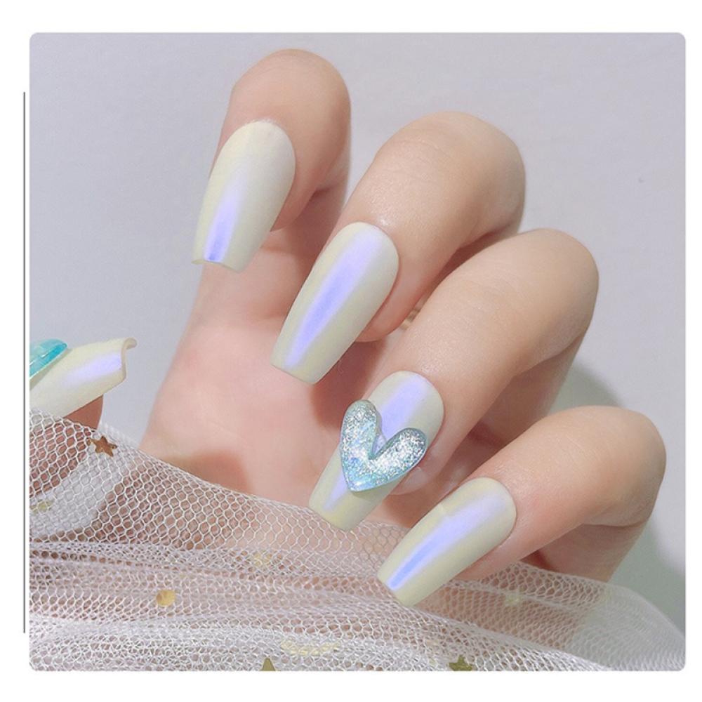 Bộ 30 HạT ĐíNh Trang Trí MóNg HìNh Tim 3D H2L1