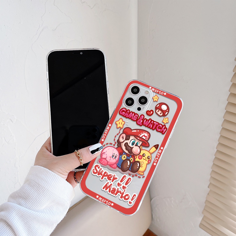 Ốp Điện Thoại Hình Super Mario Bros Cho Iphone 11 Pro Max 12 Pro Max 13 Pro Max Mini 6 7 8 6 7plus Se 2020 X Xs Xr 5 4