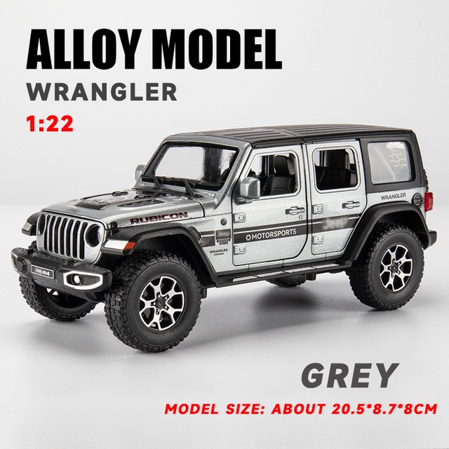 Mô hình xe Jeep Wrangler Rubicon 4x4 1:24 MiniAuto