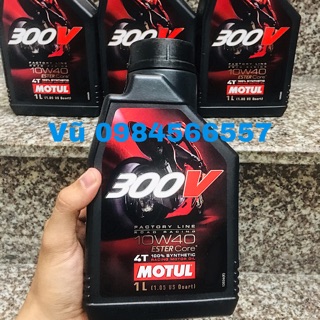 Dầu Nhớt Tổng Hợp MOTUL 300V 3 Lớp (Pháp)