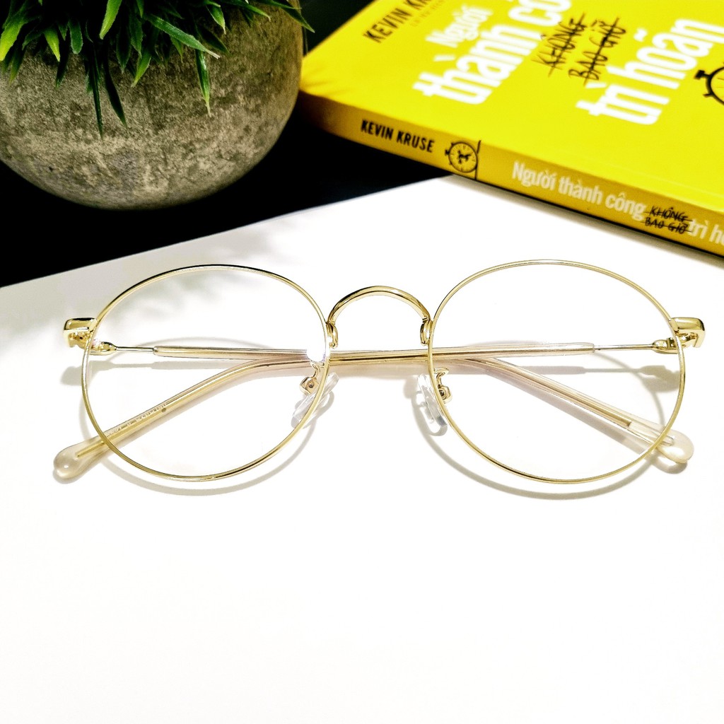 Gọng kính kim loại nobita Glasses Garden vintage 2297 - Có lắp mắt cận theo yêu cầu | BigBuy360 - bigbuy360.vn