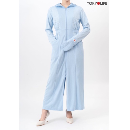 Áo khoác chống nắng Nữ dáng dài TOKYOLIFE dòng UV Master làm mát đặc biệt, thông thoáng thấm hút F9UVC013I