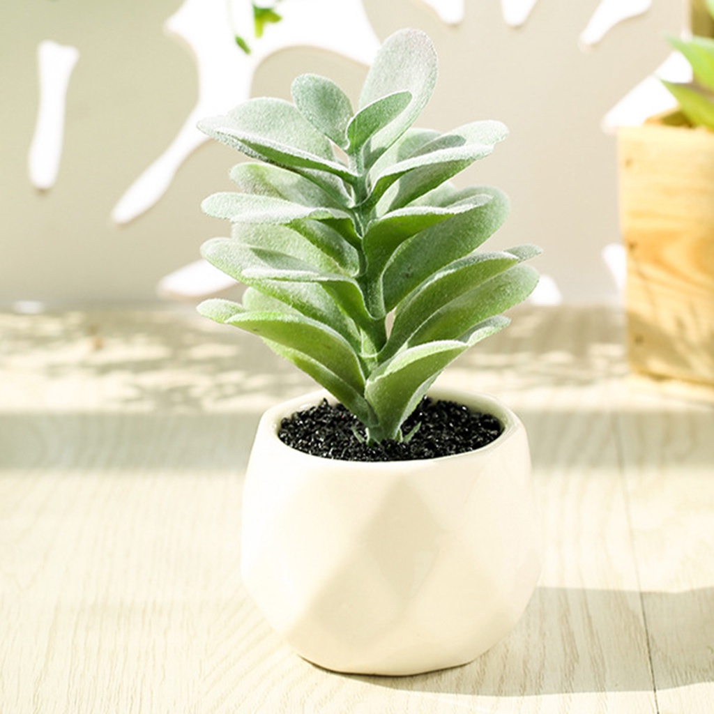 Chậu Cây Bonsai Giả Nhiều Tầng Trang Trí Nhà Cửa