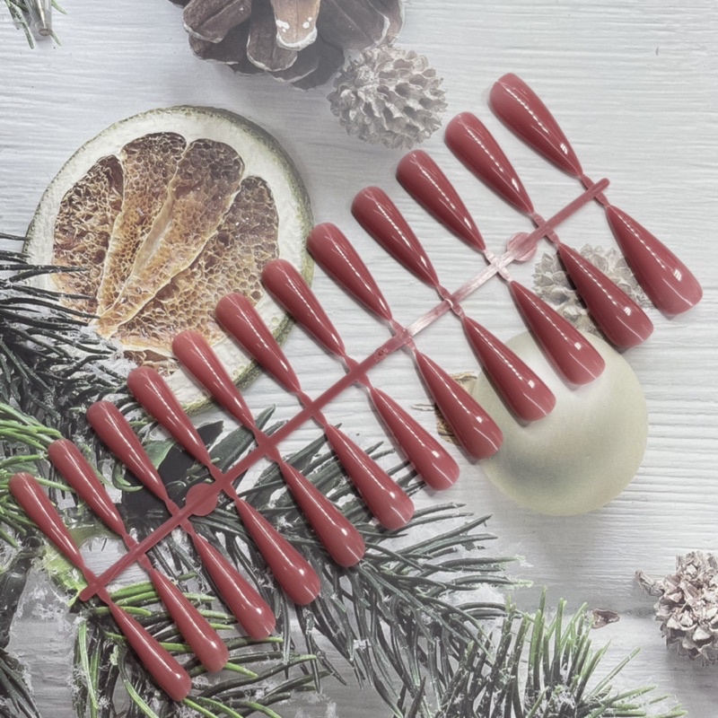 Móng up thạch sơn sẵn tiện dụng, móng tay giả sơn sẵn màu thạch Thiên Di Nail