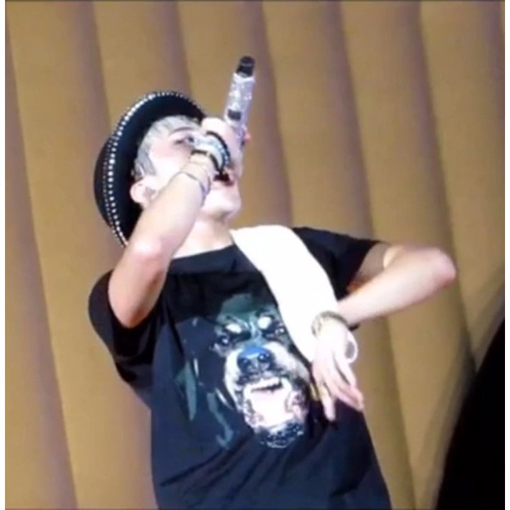 Áo GD Bigbang họa tiết 3d pitbull